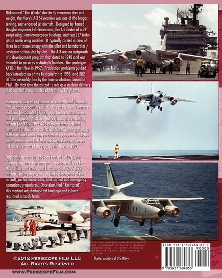 Douglas A-3 Skywarrior Pilot's Flight Operating Instructions Navy United States