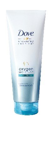 Dove, Advanced Hair Oxygen Moisture, szampon do włosów cienkich, 250 ml Dove