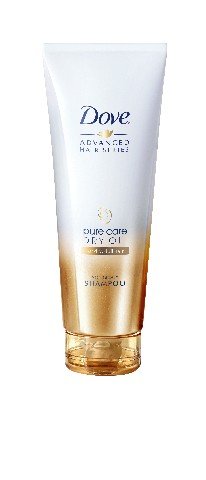 Dove, Advanced Hair Pure Care Dry Oil, szampon do włosów suchych, 250 ml Dove