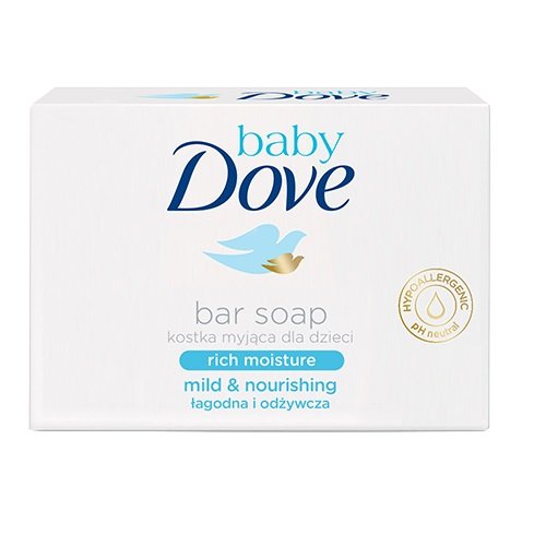 Dove, Baby, Kremowe mydło w kostce dla dzieci, 75 g Dove