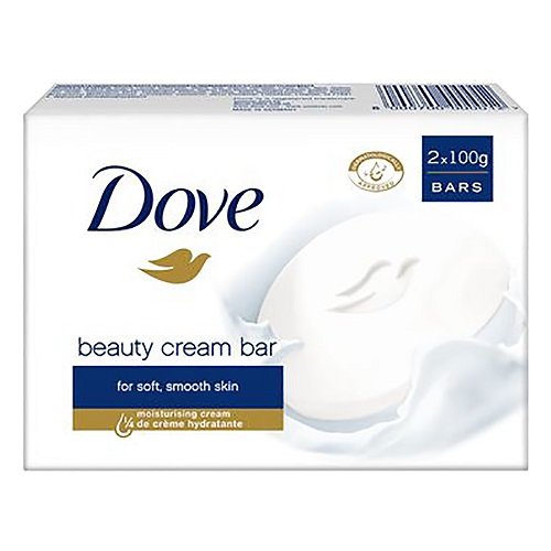 Dove, Beauty Cream Bar, kremowe mydło w kostce, 2x100 g Dove