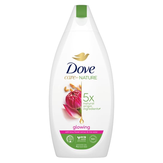 Dove, Care By Nature Glowing, Żel pod prysznic, 400 ml Dove