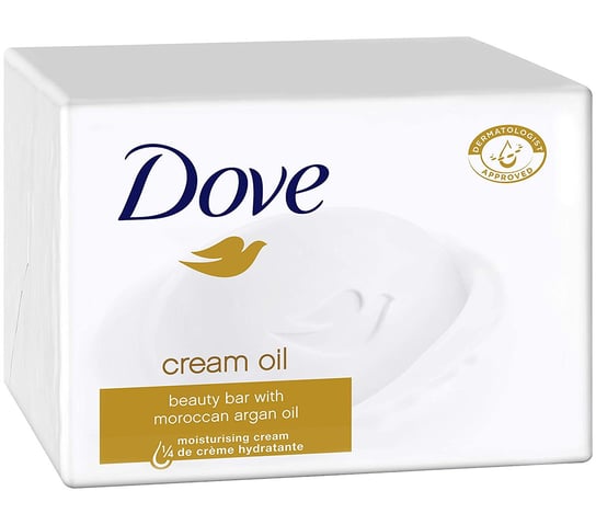 Dove, Cream Oil, kremowe mydło w kostce, 100 g Dove