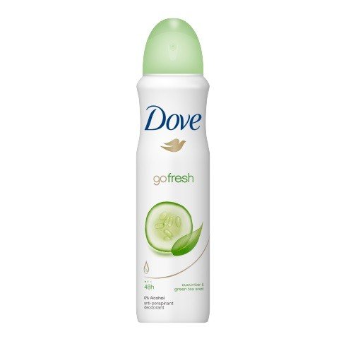 Dove, Go Fresh Cucumber&Green Tea, antyperspirant w aerozolu, 250 ml Dove