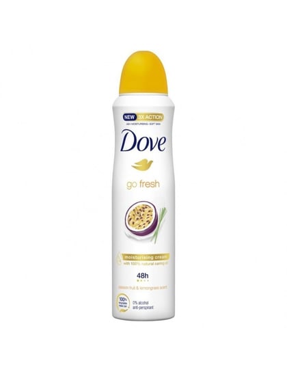 Dove, Go Fresh, Dezodorant anti-perspirant w sprayu Passion Fruit & Lemongrass 150ml UNILEVER