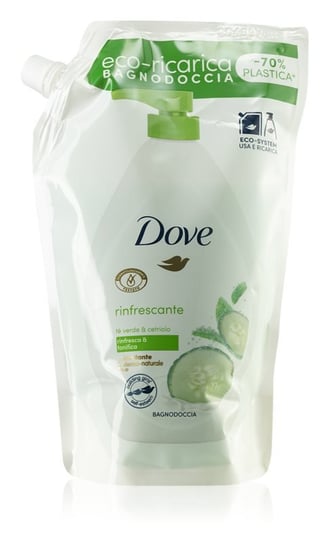 Dove Go Fresh, Ogórek I Zielona Herbata, Żel Pod Prysznic, Uzupełnienie, 720ml Dove