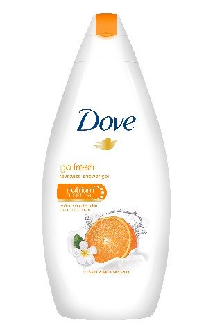 Dove, Go Fresh Revitalize Mandarin&Tiare Flower, żel pod prysznic, 500 ml Dove