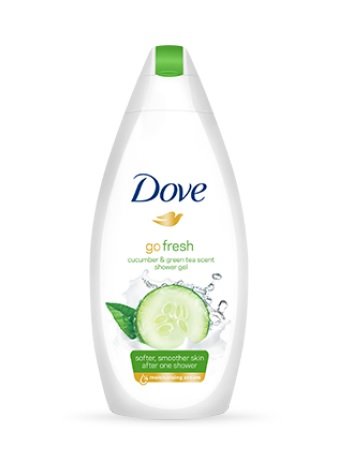 Dove, Go Fresh, żel pod prysznic Cucumber & Green Tea Scent, 250 ml Dove