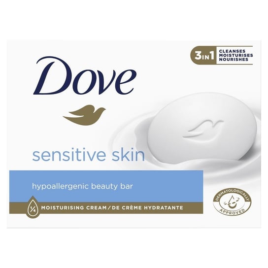 Dove Hypoalergiczne Mydło w kostce 3in1 - Sensitive Skin 90g Dove