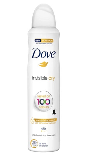 Dove, Invisible Dry, antyperspirant w sprayu, 250 ml Dove