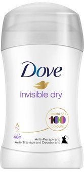 Dove, Invisible Dry, antyperspirant w sztyfcie, 40 ml Dove