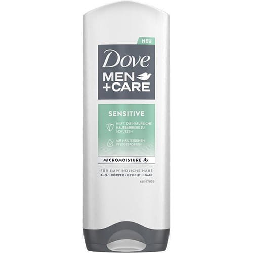 Dove, Men Care  3 in1 Sensitive, Płyn do kąpieli, 250ml Dove