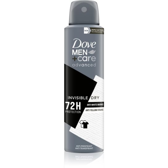 Dove Men+Care Antiperspirant antyperspirant przeciw białym i żółtym plamom 72 godz. Invisibile Dry 150 ml Dove