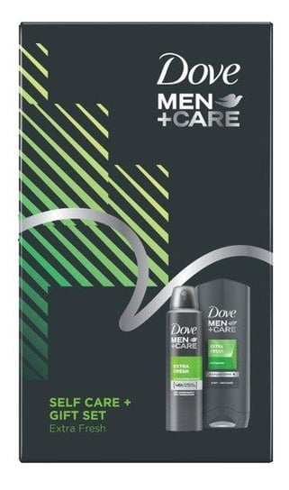 Dove, Men+Care Zestaw Prezentowy Extra Fresh Deo Spray + Żel Pod Prysznic, 400 ml Dove