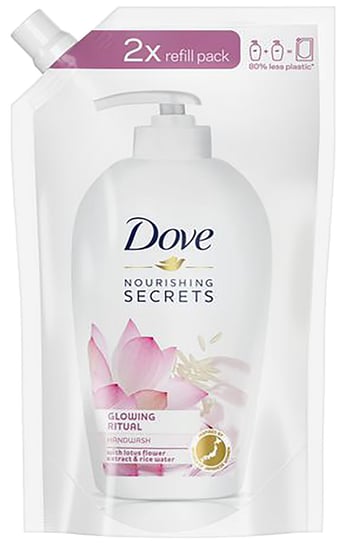 Dove, Nourishing Secrets, mydło w płynie Glowing Ritual, zapas, 500 ml Dove