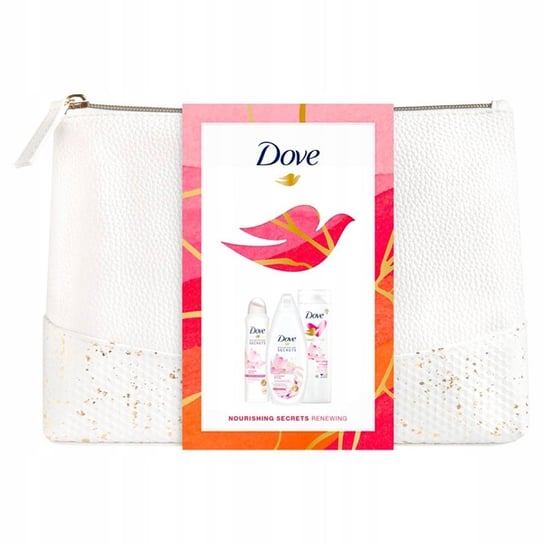 Dove, Nourishing Secrets Renewing, zestaw z kosmetyczką Dove