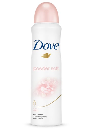 Dove, Powder Soft, antyperspirant w spray'u, 150 ml Dove