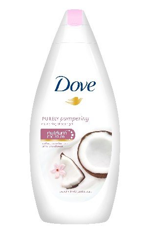 Dove, Purely Pampering Coconut Milk&Jasmine Petals, żel pod prysznic, 500 ml Dove
