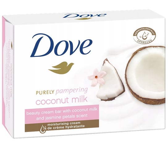 Dove, Purely Pampering Coconut Milk, mydło w kostce, 100 g Dove