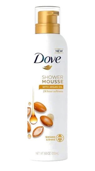 Dove, Shower Mousse, mus do mycia ciała z olejkiem arganowym, 200 ml Dove