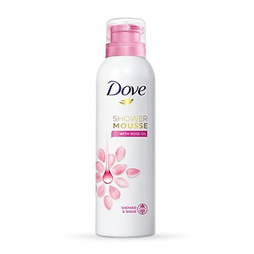 Dove, Shower Mousse, mus do mycia ciała z olejkiem różanym, 200 ml Dove