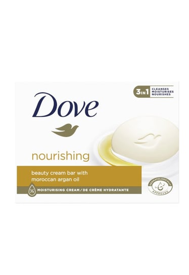 Dove, Unilever, odżywcze Mydło w kostce 3in1 Morocca Argan Oil, 90 g Dove