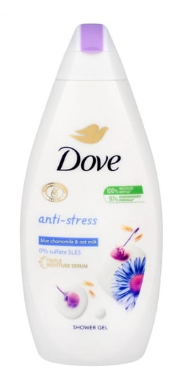 Dove, Unilever, Żel pod prysznic Anti-Stress Blue Chamomile & Oat Milk, 500 ml Dove