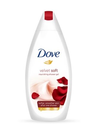 Dove, Velvet Soft, żel pod prysznic, 250 ml Dove