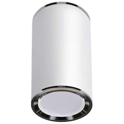 Downlight LAMPA sufitowa MEGAN 03657  Ideus metalowa OPRAWA natynkowa tuba spot biała IDEUS