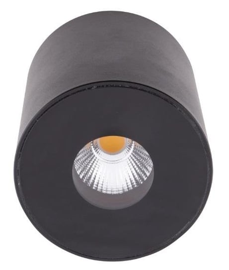 Downlight LAMPA sufitowa PLAZMA C0151 Maxlight okrągła OPRAWA zewnętrzna tuba LED 13W 3000K metalowy spot IP54 czarny MaxLight