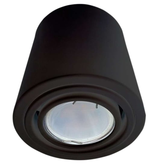 Downlight LAMPA sufitowa TUBO ML225 Milagro metalowa OPRAWA spot LED 7W 3000K tuba regulowana czarna Milagro