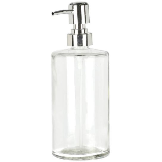 Dozownik do mydła, szklany pojemnik z fakturą, 400 ml N/A