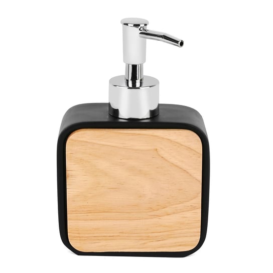 Dozownik do mydła TADAR Wood design, czarny Tadar