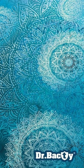 Dr.Bacty, Ręcznik szybkoschnący Mandala, Niebieski L, 60x130 cm Dr.Bacty