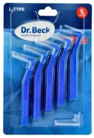 Dr Beck, Szczoteczka Międzyzębowa Typ L Uchwyt, 5 Szt. Dr Beck
