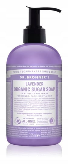 Dr. Bronner's Lavender mydło w płynie do ciała i włosów 355 ml Dr. Bronner's