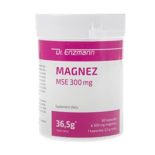 Dr. Enzmann, Magnez MSE 300 mg, Suplement diety, 60 kaps. Dr. Enzmann MSE