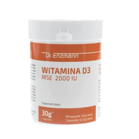 Dr. Enzmann, Witamina D3 MSE, Suplement diety, 90 kaps. Mito Pharma