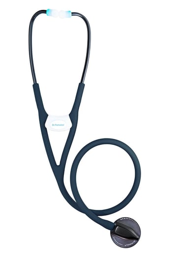 Dr. Famulus DR 400 D-czarny Stetoskop następnej generacji, Strojenie Fine Tune, Internistyczny, Kardiologiczny Dr Famulus