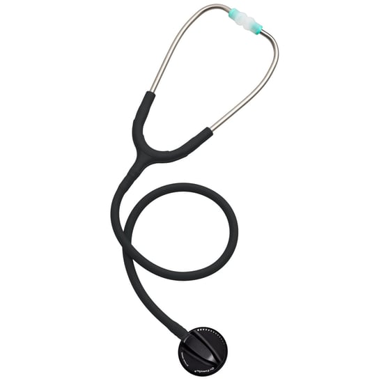 dr Famulus DR400D PURE czarny Stetoskop internistyczny, antybakteryjny, jednostronny  z etui Inna marka