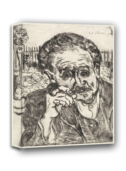 Dr Gachet Man with a Pipe, Vincent van Gogh - obraz na płótnie 40x50 cm Galeria Plakatu