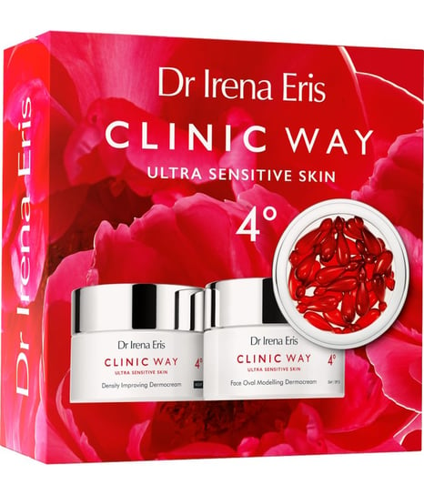 Dr Irena Eris, Clinic Way 4° Lifting, Zestaw kosmetyków do pielęgnacji, 3 szt. Dr Irena Eris