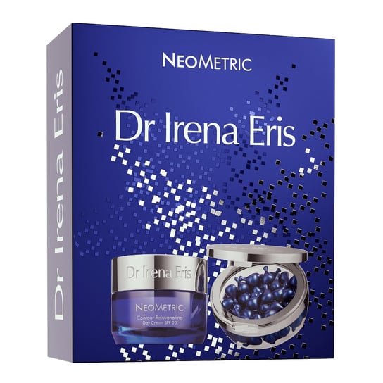 Dr Irena Eris Neometric Contour Rejuvenating Day Cream krem przeciwzmarszczkowy na dzień 50ml + Anti-Wrinkle Capsules For Eyes & Lips Area kuracja wokół oczu i ust ampułki 45szt. Dr Irena Eris