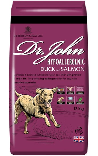 Dr John Hypoallergenic Duck & Salmon 12.5 kg Gilbertson & Page