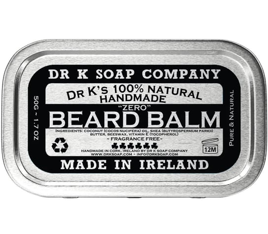 Dr K Soap, Beard Balm Zero, Bezzapachowy Balsam Do Brody, 50g Dr K Soap Company