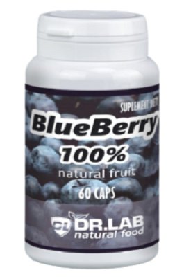 Dr.Lab, suplement diety Blueberry 100%, 60 kapsułek Dr.Lab