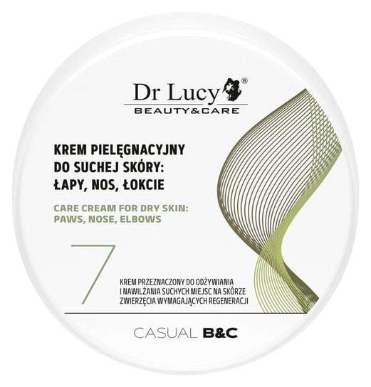 DR LUCY Krem pielęgnacyjny do suchej skóry: łapy, nos, łokcie [CASUAL 7] 100 g DR LUCY