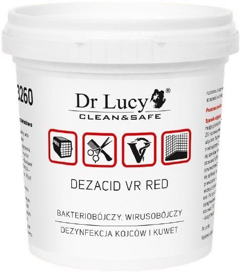 Dr Lucy Preparat Bakterio-, Wiruso- I Grzybobójczy W Proszku [Dezacid Vr Red] 150G DR LUCY