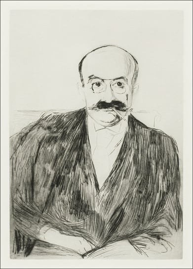 Dr. Max Asch (1895), Edvard Munch - plakat 21x29,7 / AAALOE Inna marka