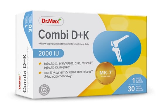 Dr.Max, Combi D+K, suplement diety, 30 kaps. Dr.Max Pharma